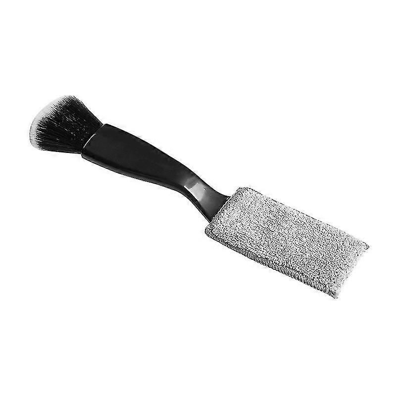 Double Head Car Cleaning Brush, 1 Pcs Detailing Brush, for Interior Double Ended Soft Cleaning Cloth for Removing Dirt and Dust