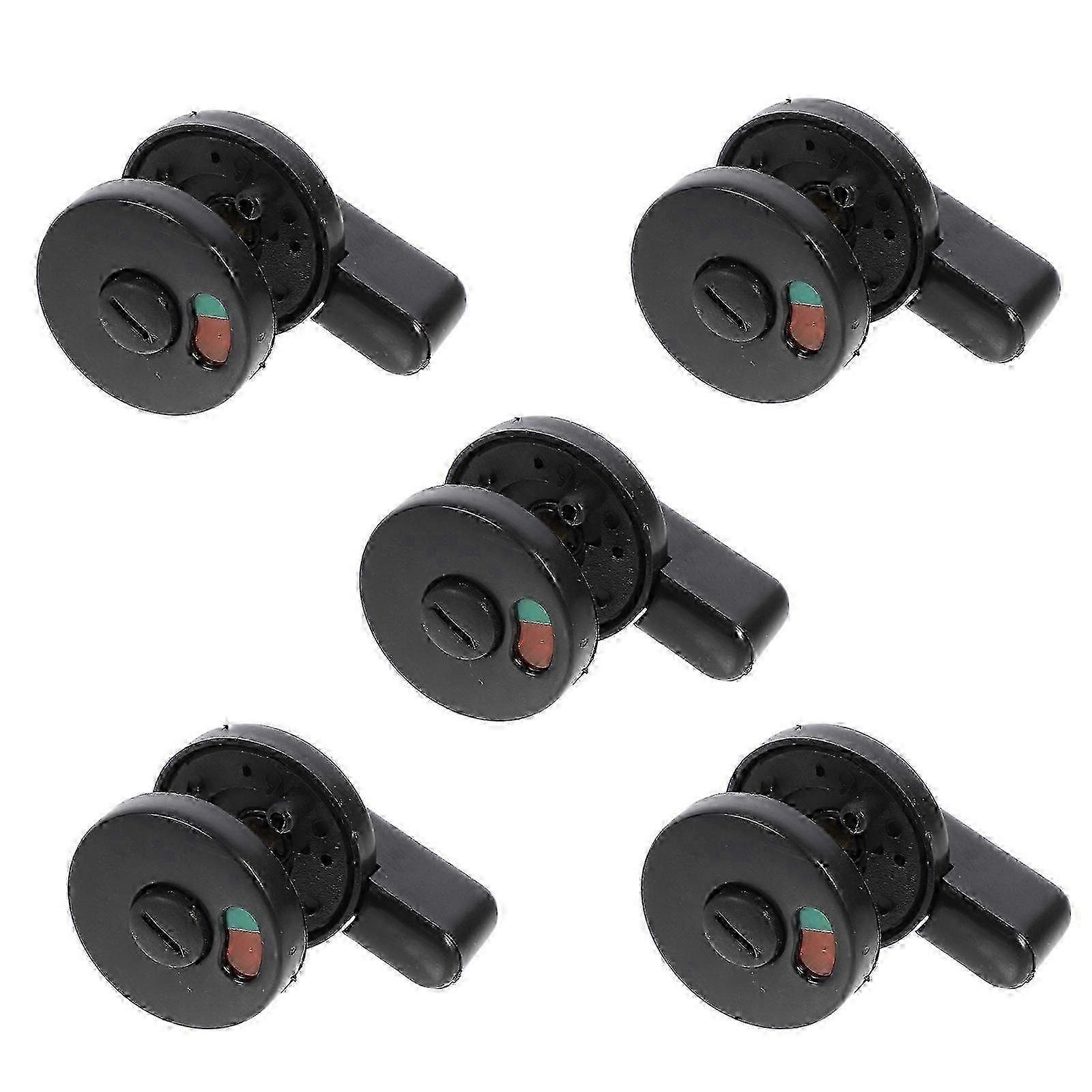 5pcs Public Toilet Indicator Lock Privacy Door