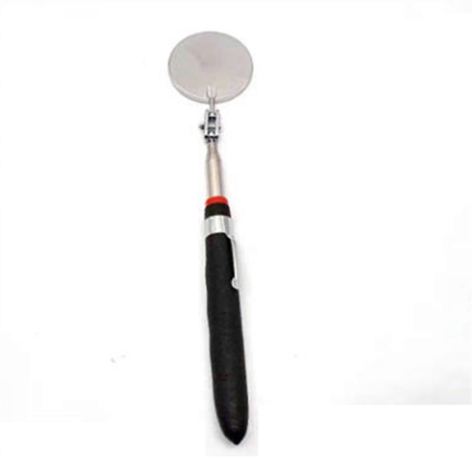 Telescopic Inspection Mirror 1 Piece 50mm Car Telescope Detection Lens Inspection Round Mirror 360 Tool