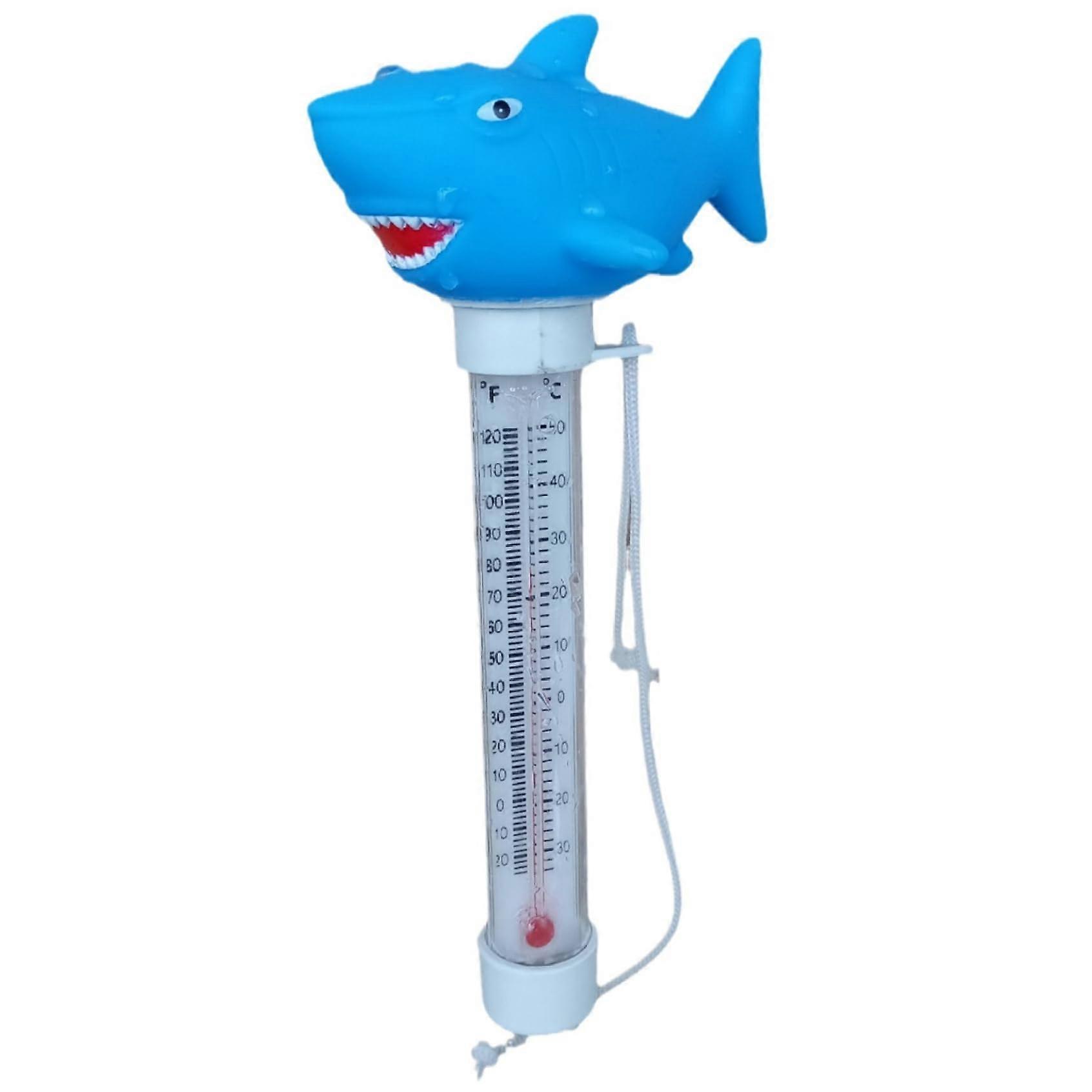 Floating Pool Thermometer, Large Size Water Temperature Gauge for Indoor and Outdoor Pools with String Attachment