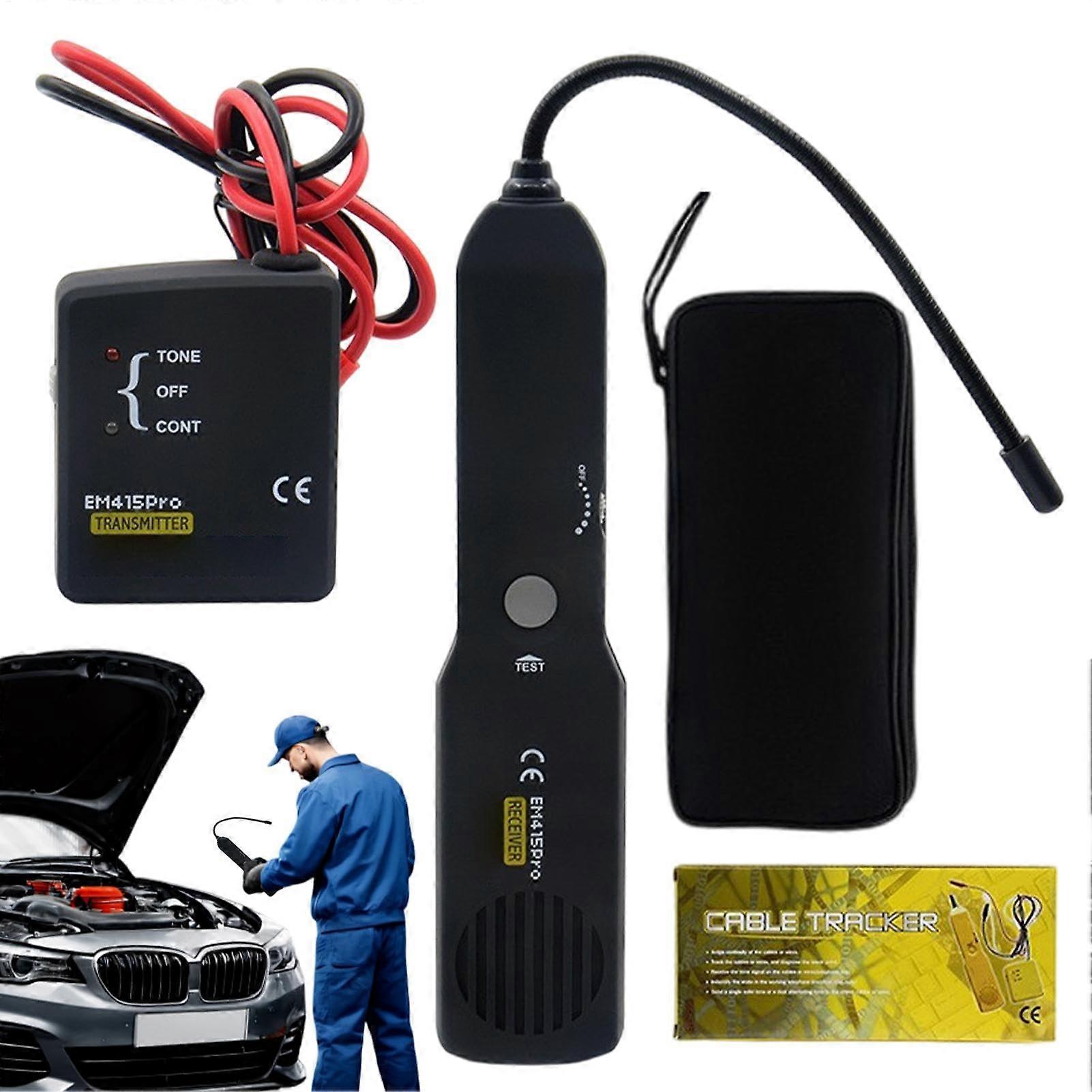 Automotive Circuit Tester Digital Tracker For Vehicle Electrical System Diagnostics Short Open Finder Cable Scanner