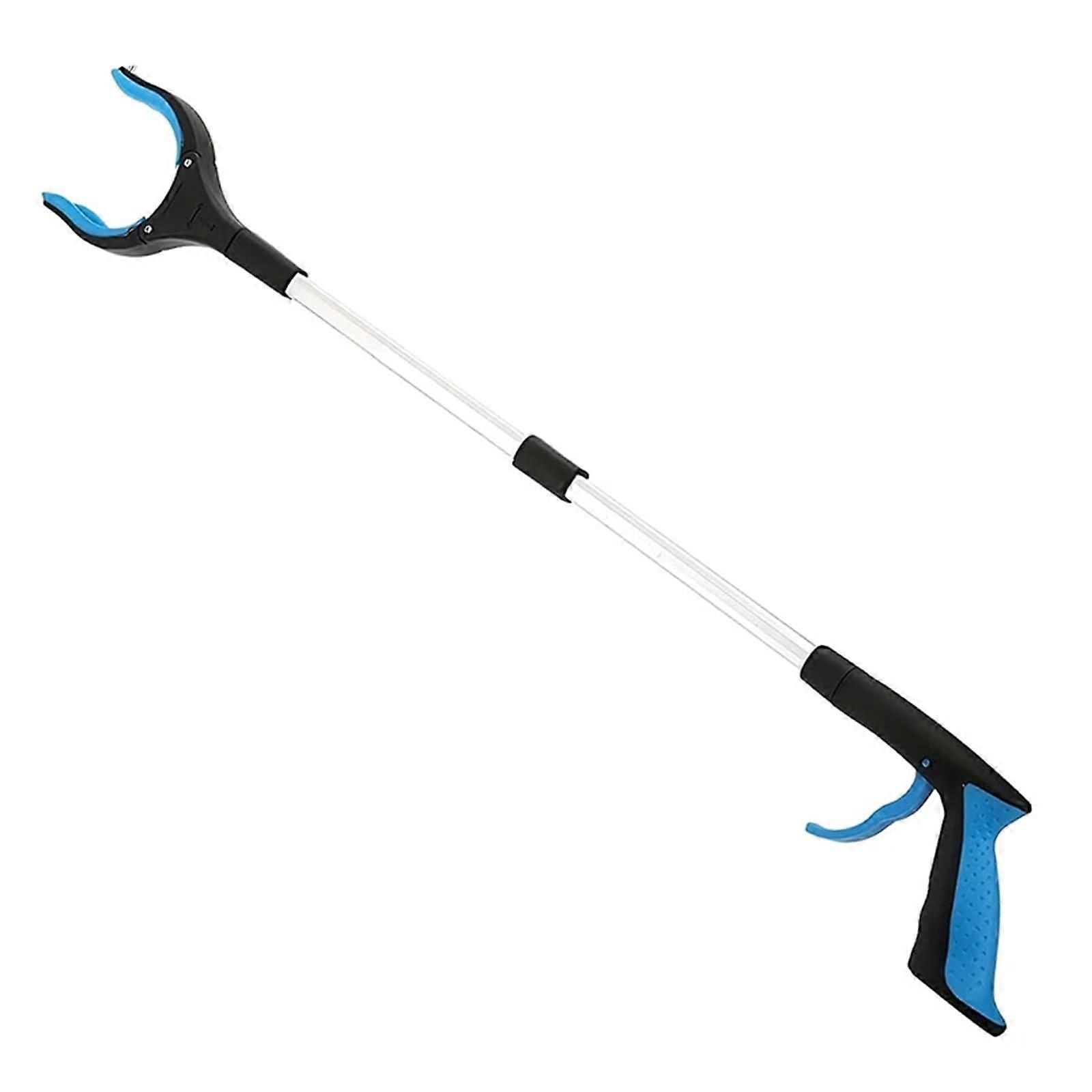Litter Pickers Grabber Stick 81cm (32 Inch) Multi-Color Folding Reacher Tool with Ergonomic Grip, Pack of 2, Blue