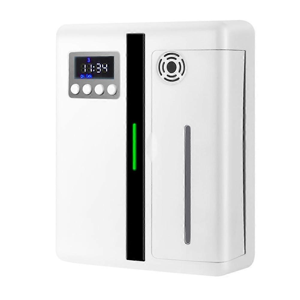 Wandmontierter Aroma-Diffusor, 4-Gang-Timer, großflächige Diffusion, PP-Material (Weiß)