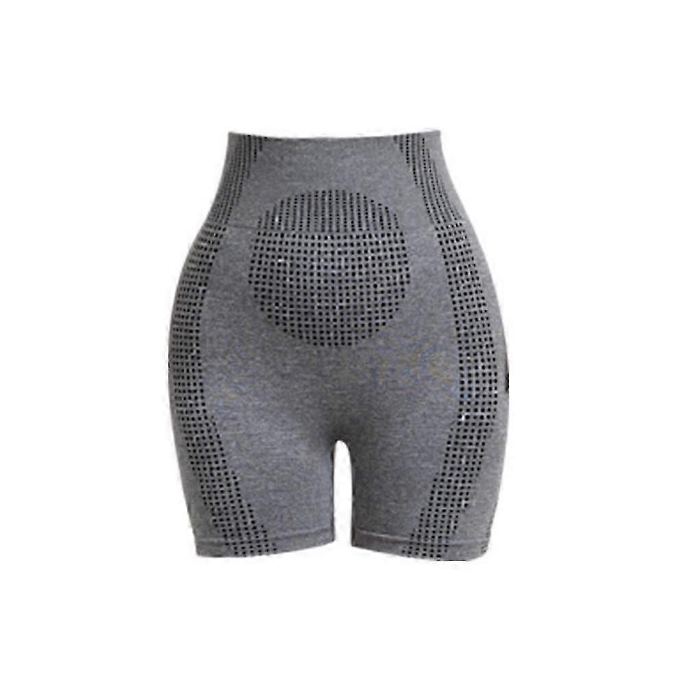 Micro-Vibration Massage Module Ice Silk lon Fiber Repair Shaping Shorts