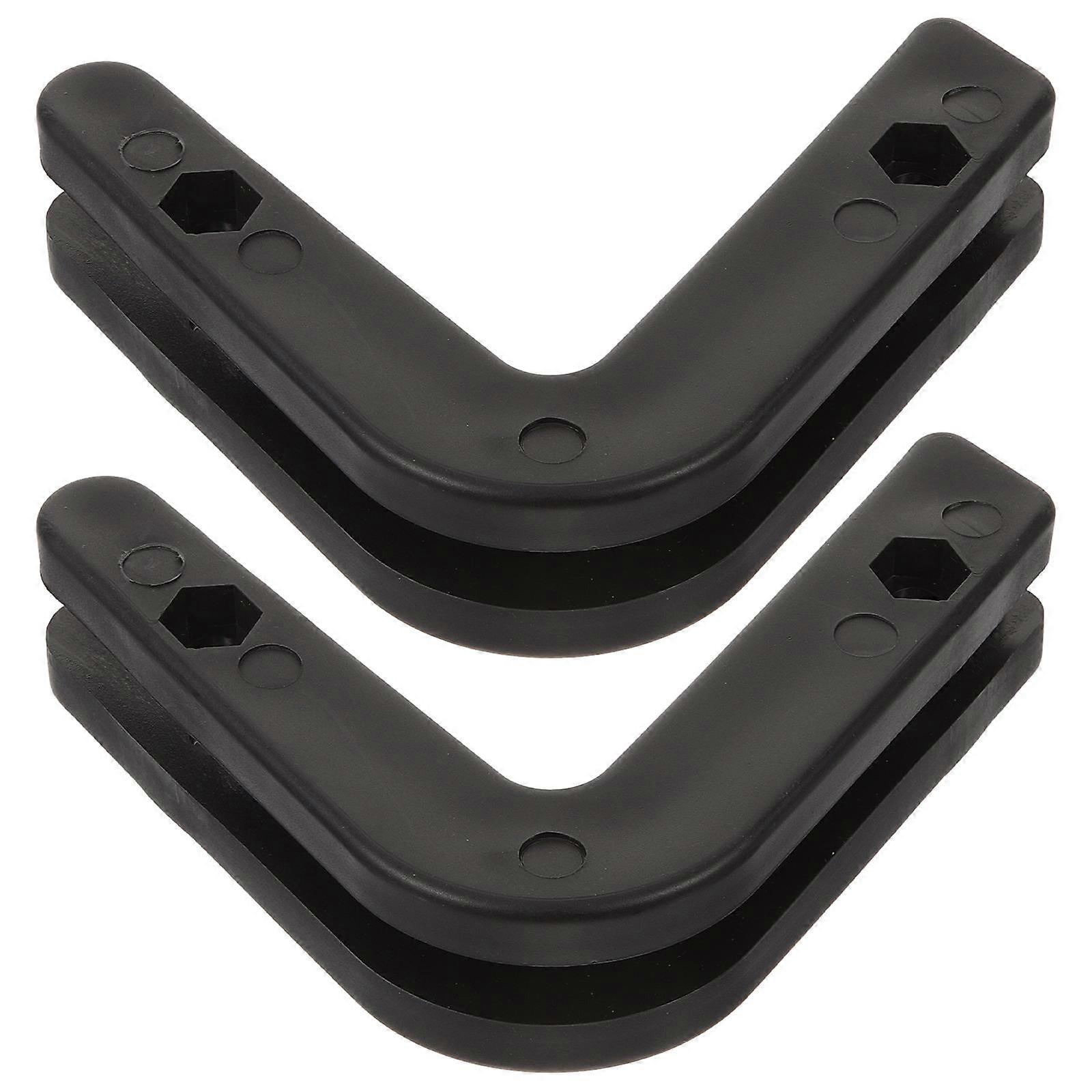 Barbell Cintre mural Barbell Rack Home Gym Pp Noir Mural Empêche la chute 2Pcs