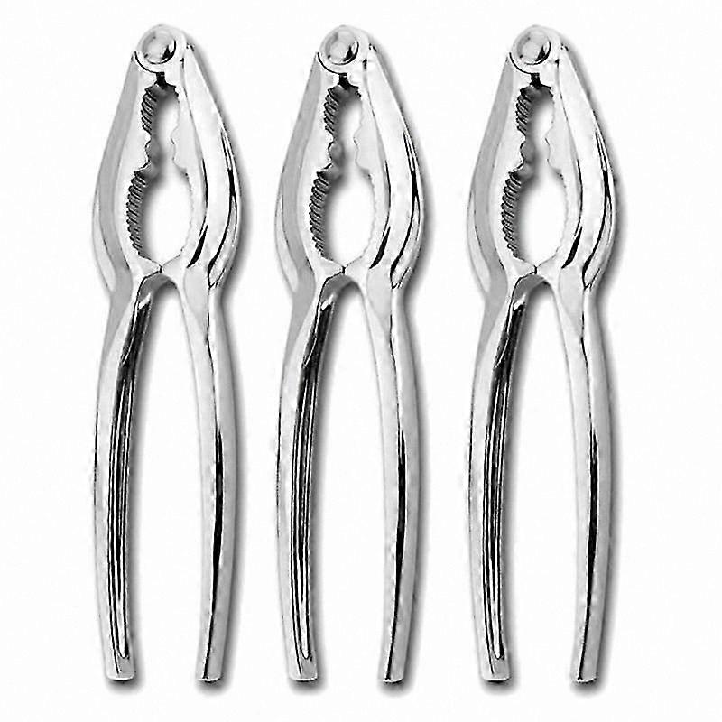 3-Piece Seafood Tool Kit with Lobster and Crab Crackers, Nut Cracker, and Forks Set for Shellfish Dining