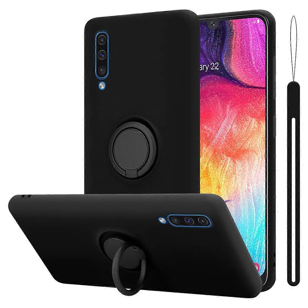 Samsung Galaxy A50 4G / A50s / A30s Protective Case TPU Case - Liquid Design with Ring