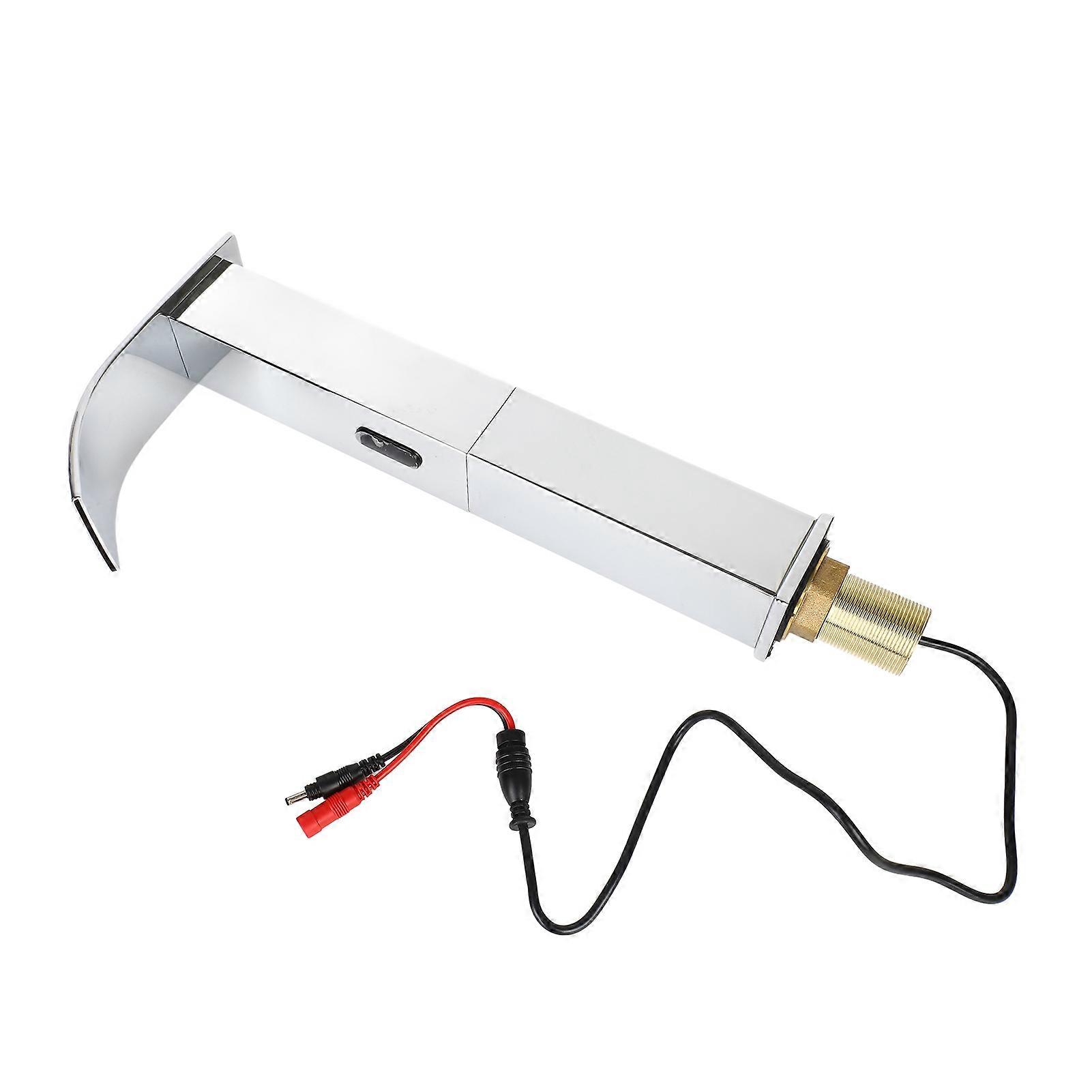 Wasserfall Automatischer Infrarotsensor Berührungsloser Beckenhahn G1/2" Kupfer
