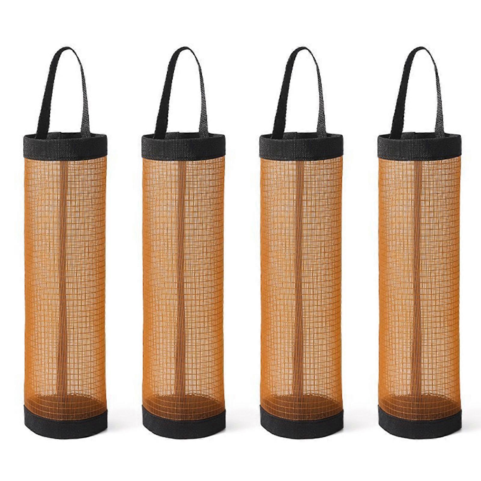 Efficient Nylon Wall Hanging Bag For Household Essential Space Efficient Solution For Organizing Trash Bags In Pantries Garage Or Office  Yellow