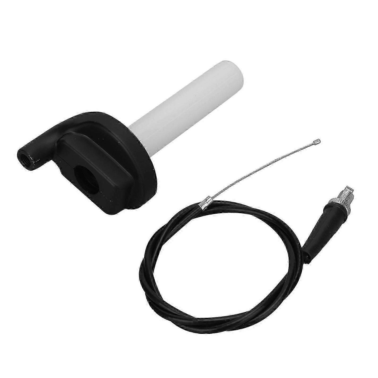 Motorcycle Throttle Grip Quick Twister with Throttle Cable Replacement Universal for 0.9in Handlebars