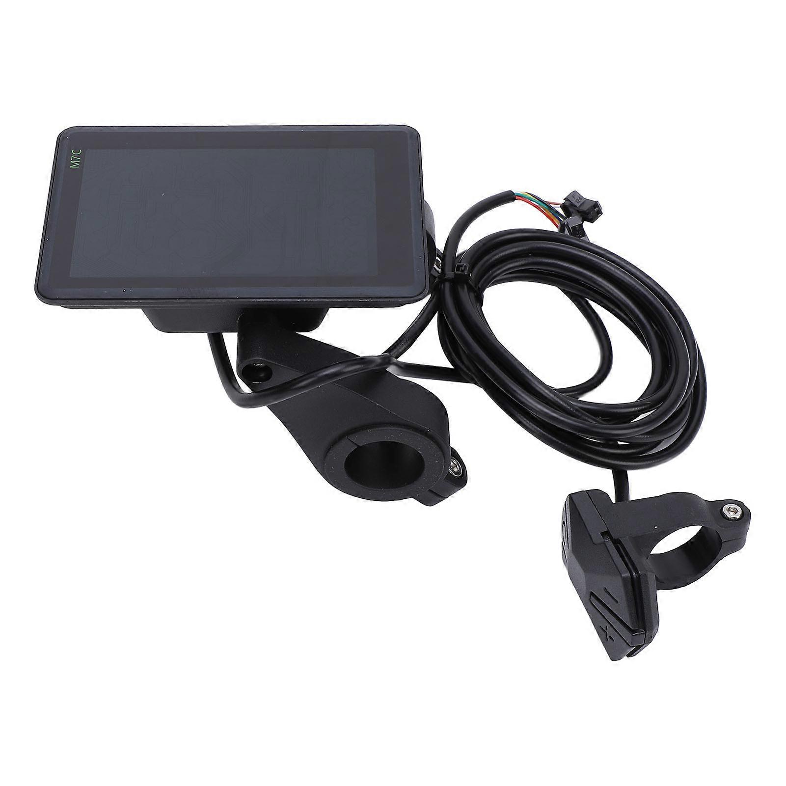 Electric Bike LCD Display 22.2mm Handlebar 24V-60V Universal Panel