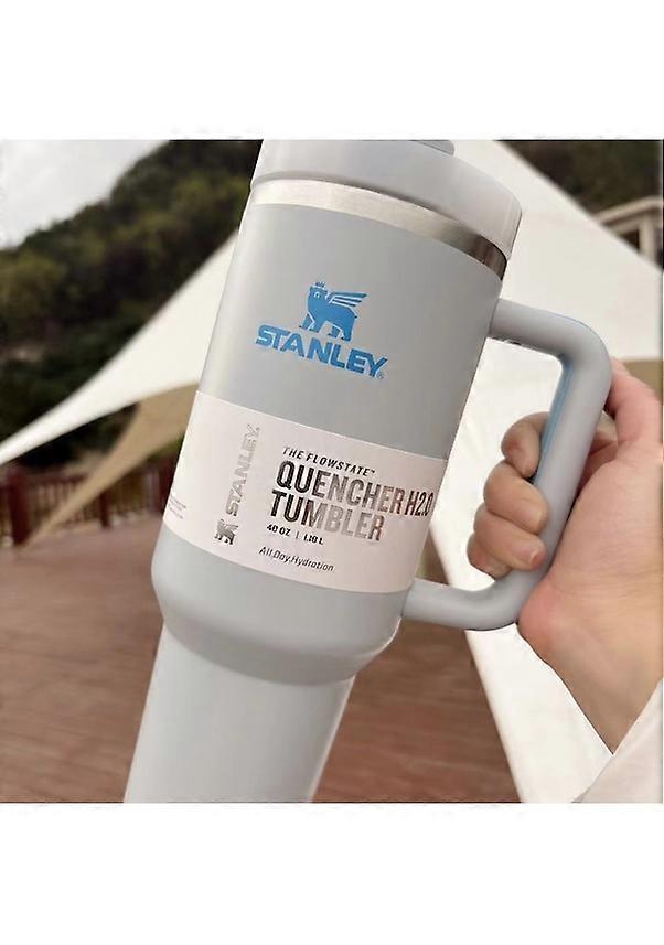 Stanley Quencher Thermos Cup with Straw 1.18 Lt Light Blue
