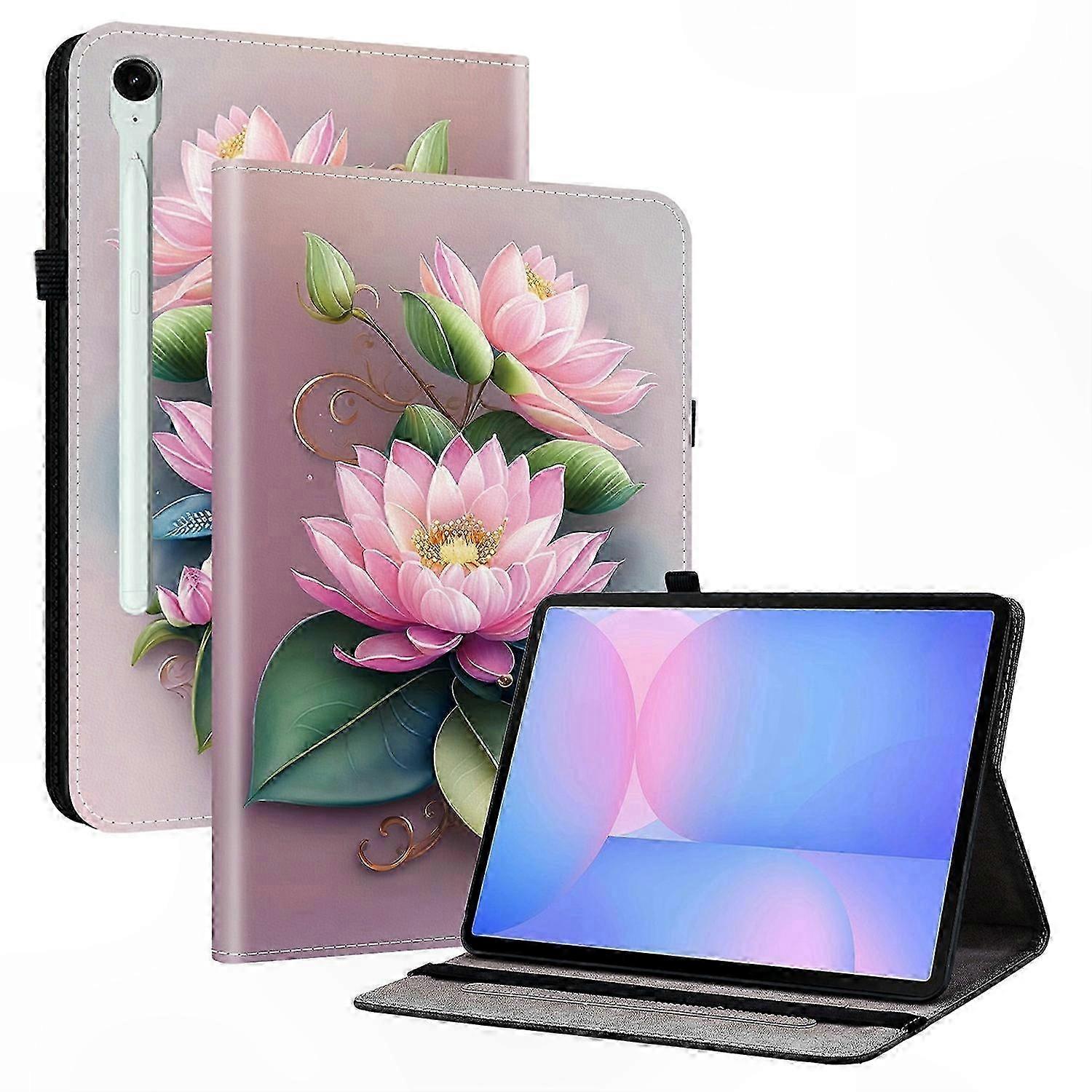 Patterned Tablet Cover with Stand & Card Slots for 10 Inch Tablets