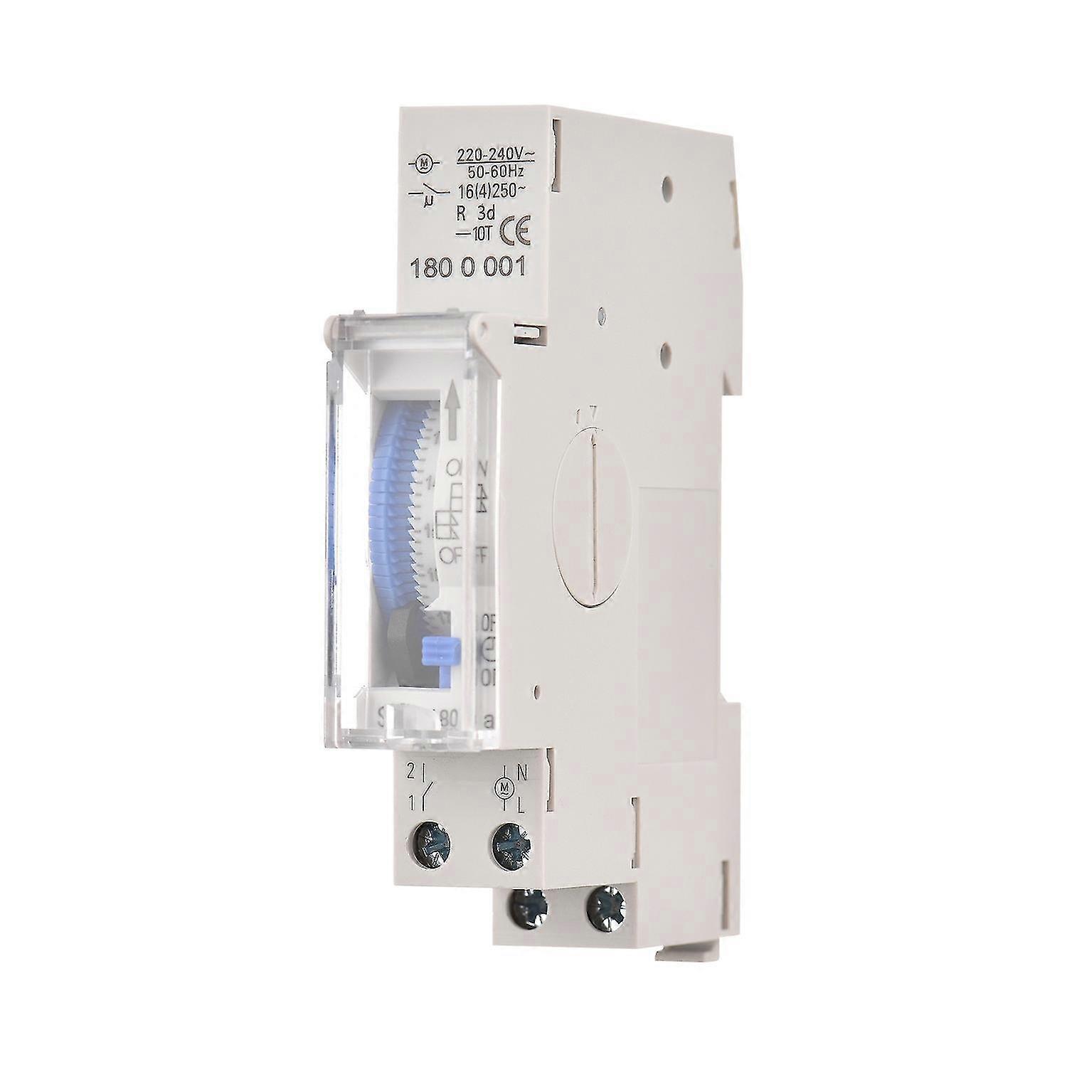 Mechanical 24 Hours Timer Switch AC 220-240V 15 Minutes Interval 96 Times ON/ OFF Programmable Elect
