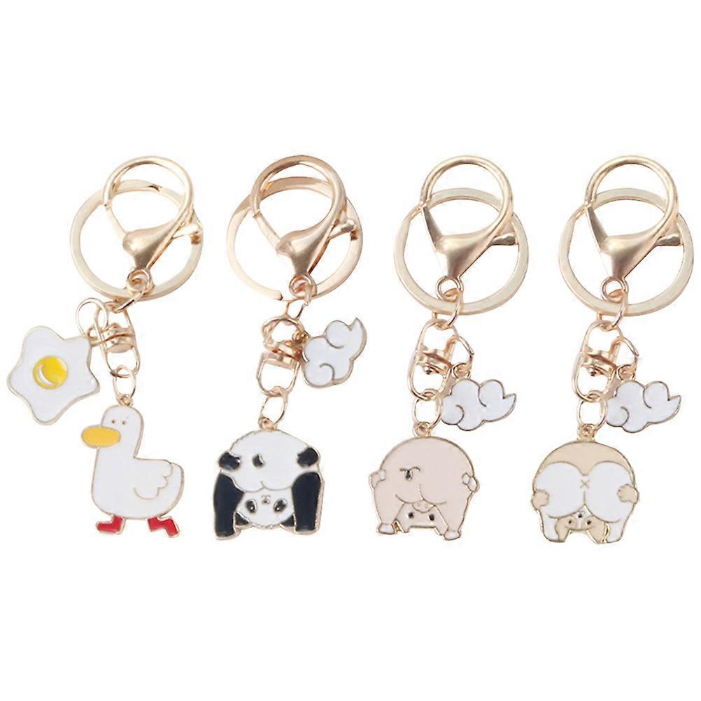 It seems like you've provided a product title or listing description for a set of **adorable animal keychains with cartoon **. If you're looking for