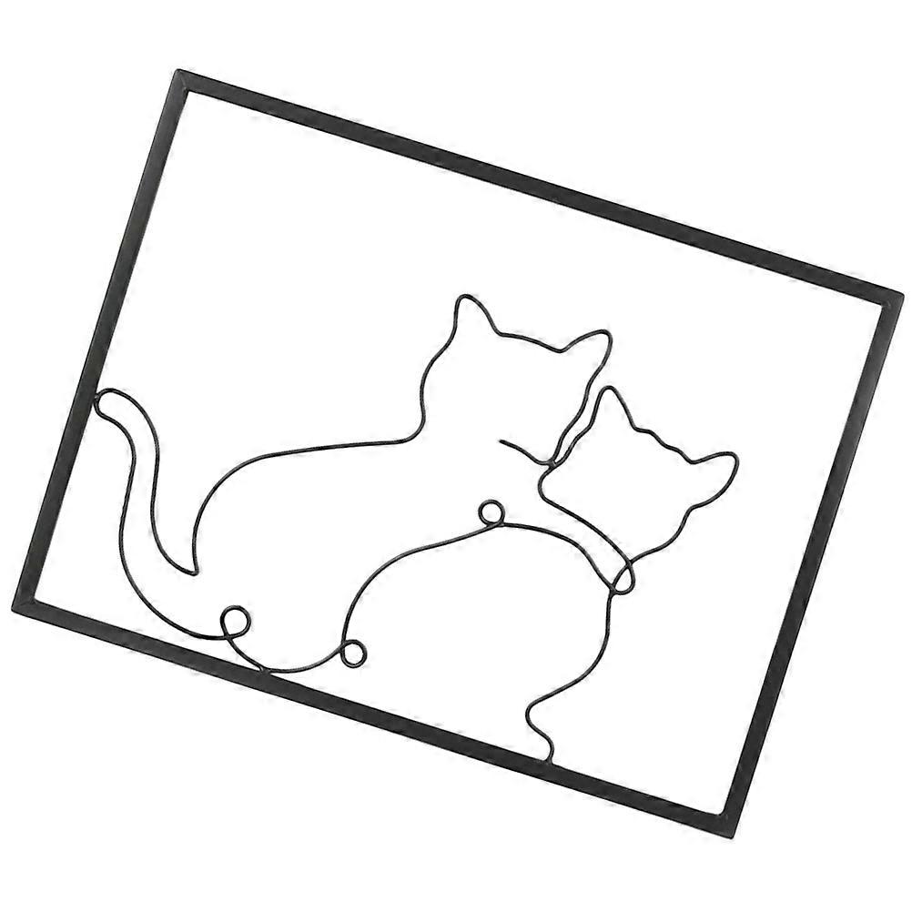 Metal Cat Wall Decor Wall Hanging Decorations for Decor