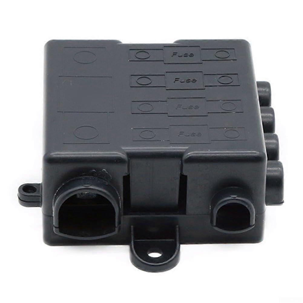 5 Way Power Distribution Fuse Box, 4 Outputs For MIDI And Fuses, HeavyDuty Electrical Protection Device