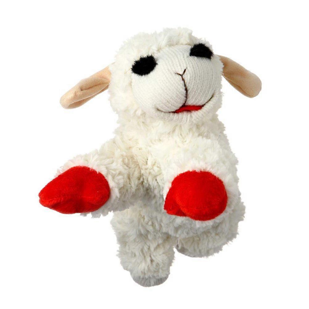 Multi Pet Lamb Chop Dog Toy 10Inch, 2Pack, For Small, Medium, Large Breeds, White