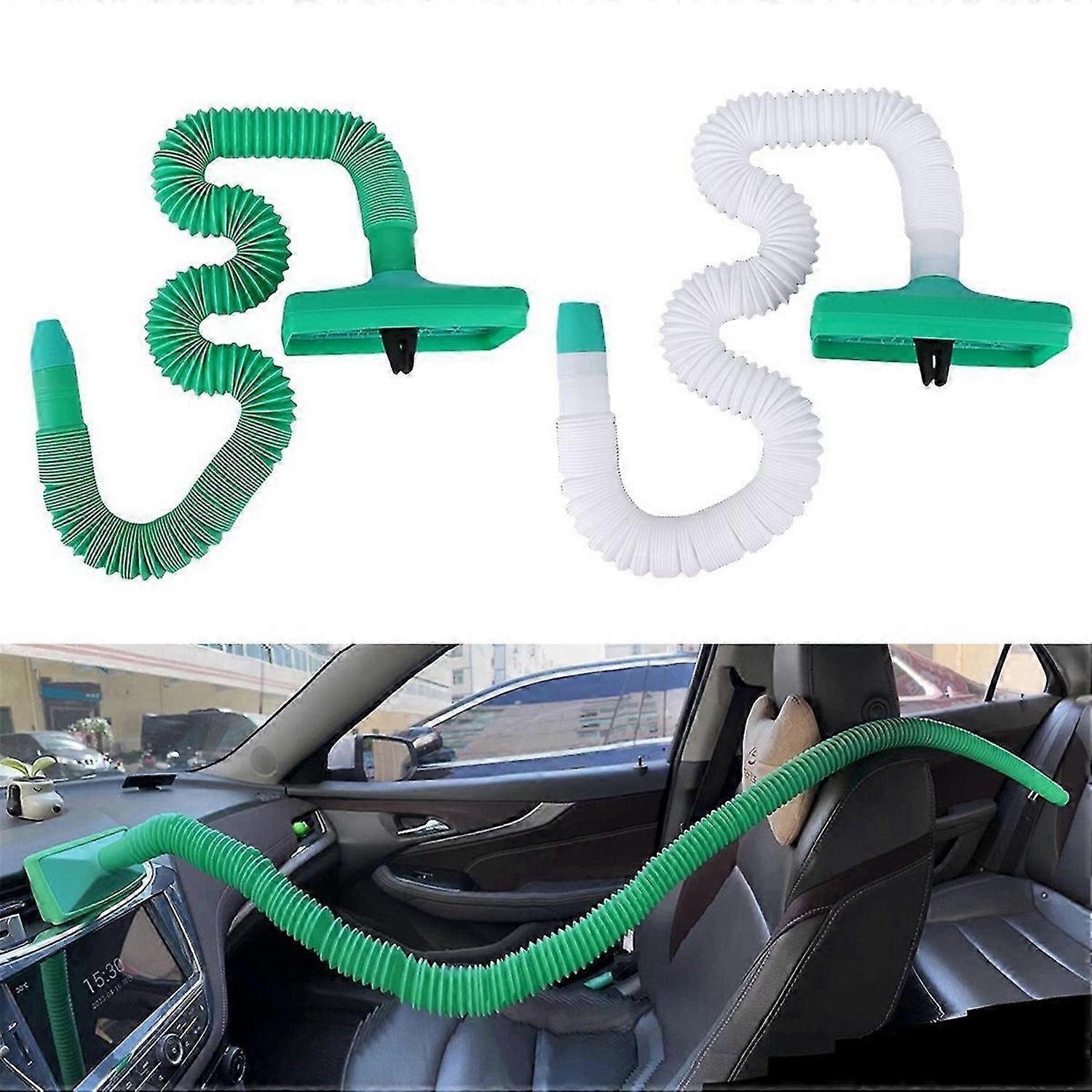 Universal Car Air Conditioning Vent Extension Hose,Green