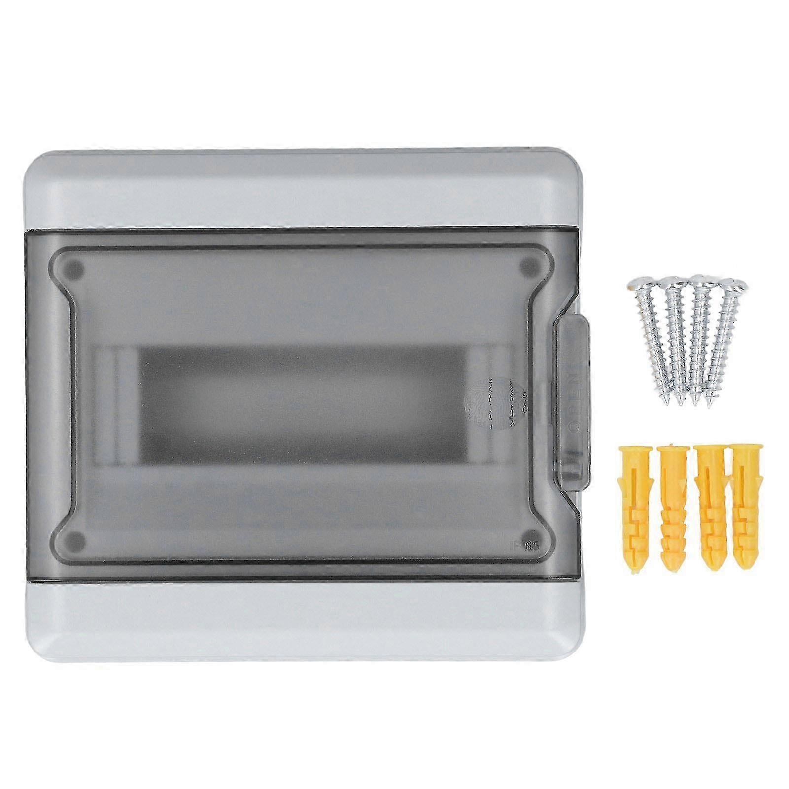 9 Way Distribution Protection Box Transparent Cover Open Mounting IP65 Waterproof Distribution Box 2025