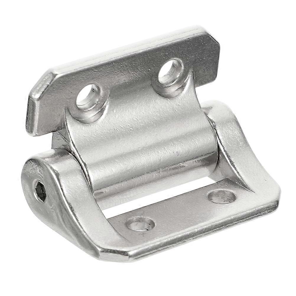 Zinc Alloy Cabinet Door Hinge Replacement with Damping Function Silver 5Pcs
