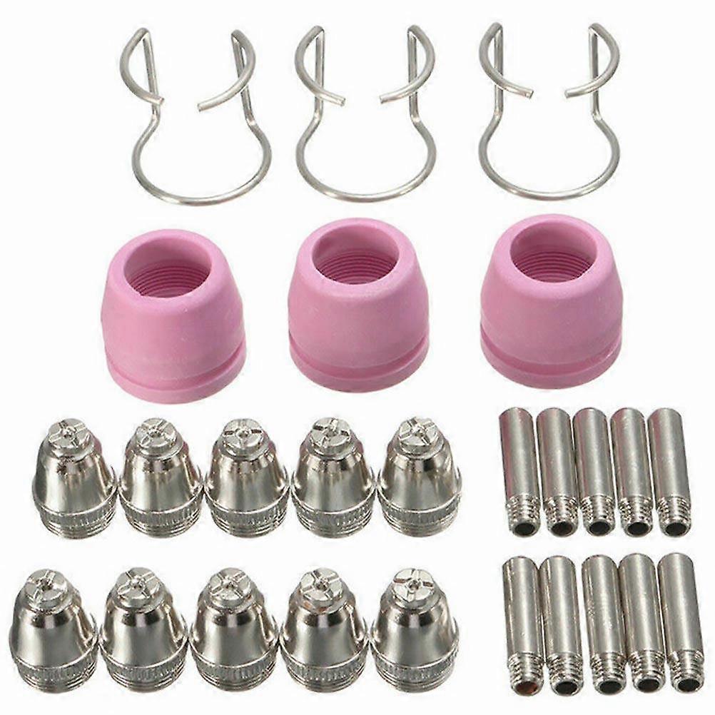 Welding Accessories Kit Plasma Torch Replacement Parts Welding Tasks Alloy Steel Ceramic Thermal Conductivity 1 Set