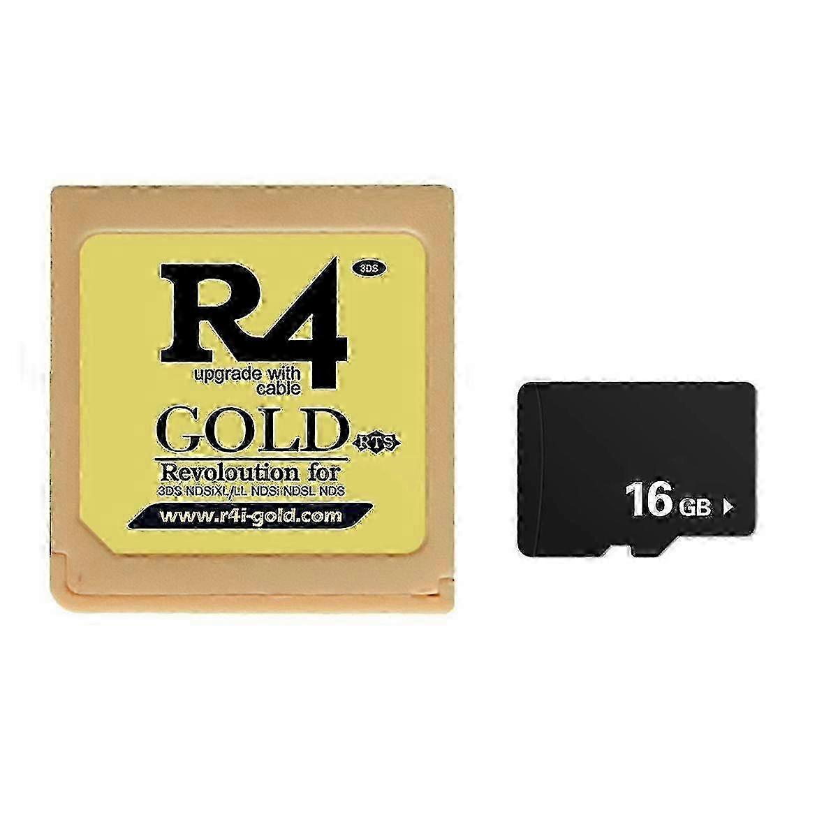 For R4 Game Card Game Card R4i Gold Burning Card Revoloution+16G Memory Card for NDSiXL/LL NDSi NDSL