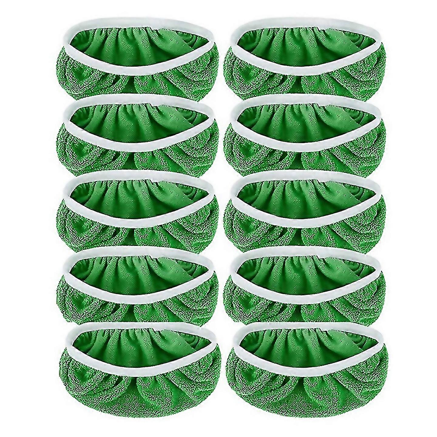 For 10 Pack Mop Pads For Sweeper Broom Cover Dry Sweeping