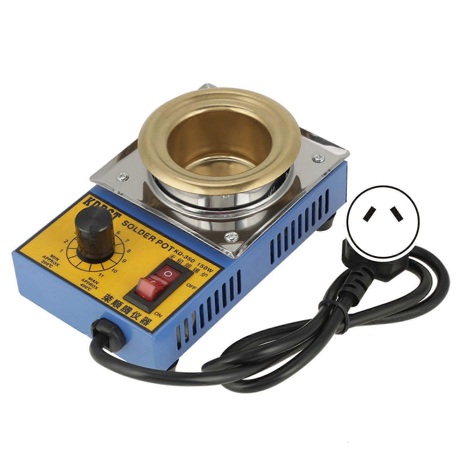 150W 200450C Stainless Steel Solder Pot Soldering Desoldering Bath Tool