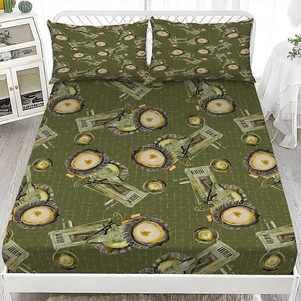 Plaid and spotted bed sheet set bedroom decoration butterfly and pumpkin bedding set