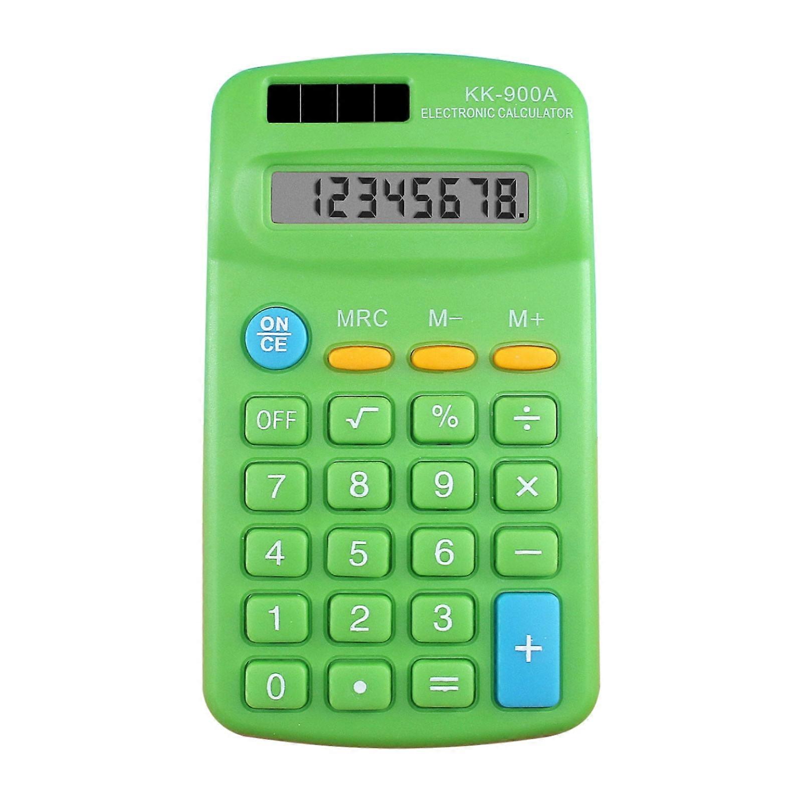 YATLTE Basic Standard Calculators, Small Digital Desktop Calculato, Battery Solar Power Smart Calculator, Pocket Size for Kids for Home School