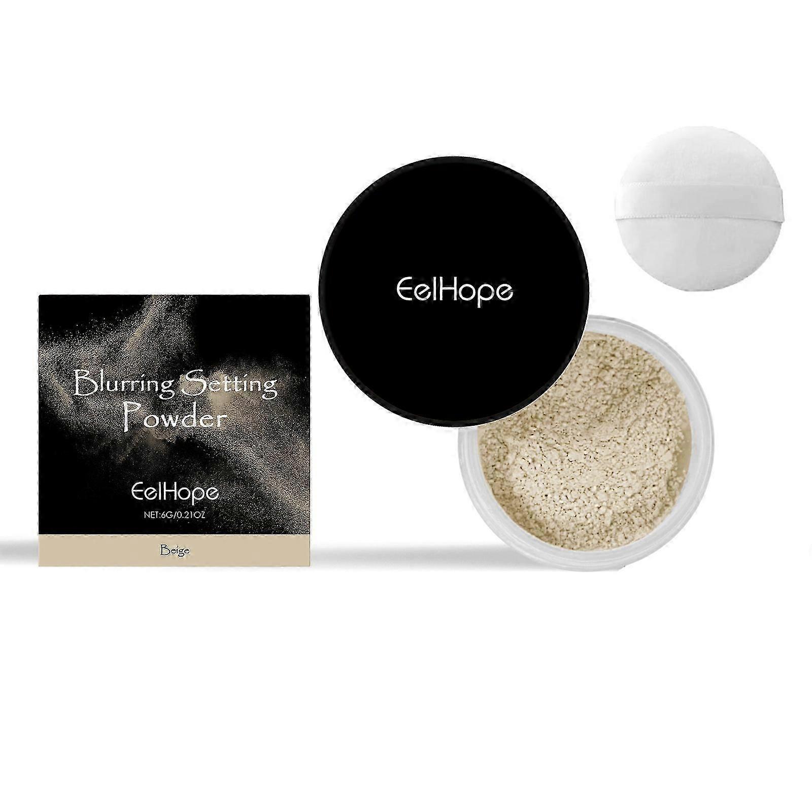 Lightweight Matte Setting Powder with Sun Protection, Breathable & Long-Lasting for All Skin Types
