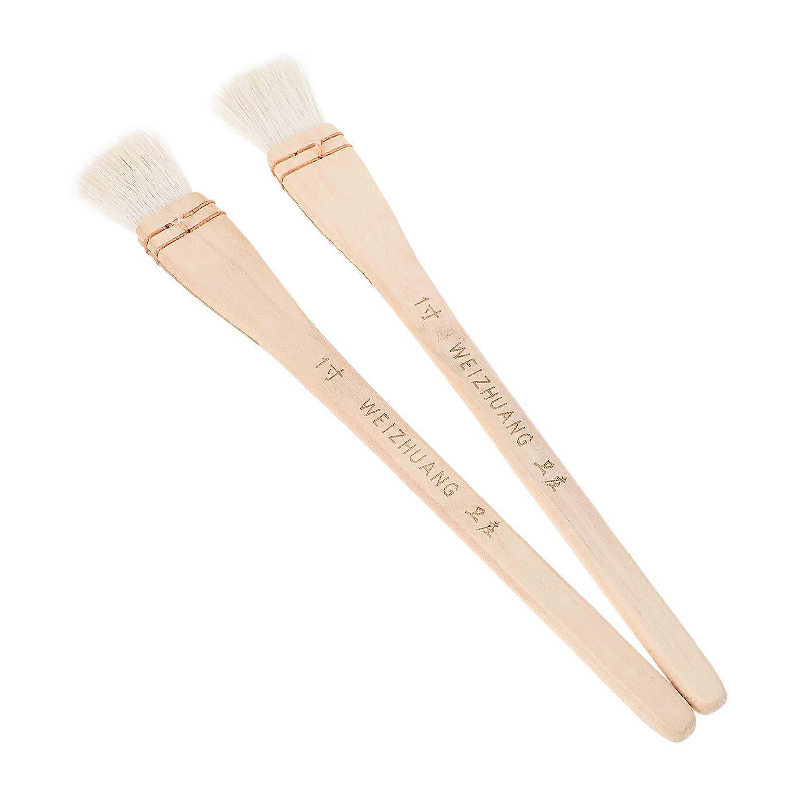 Painting Brush Wood Handle for Painting 4Pcs Durable Art Tool