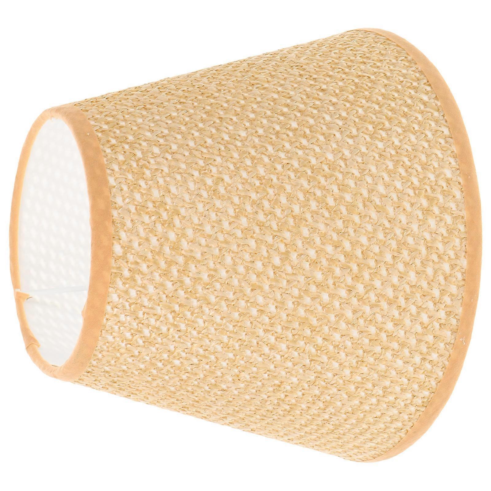 Woven Lamp Shade for Home Use 2Pcs Replacement Lamp Cover