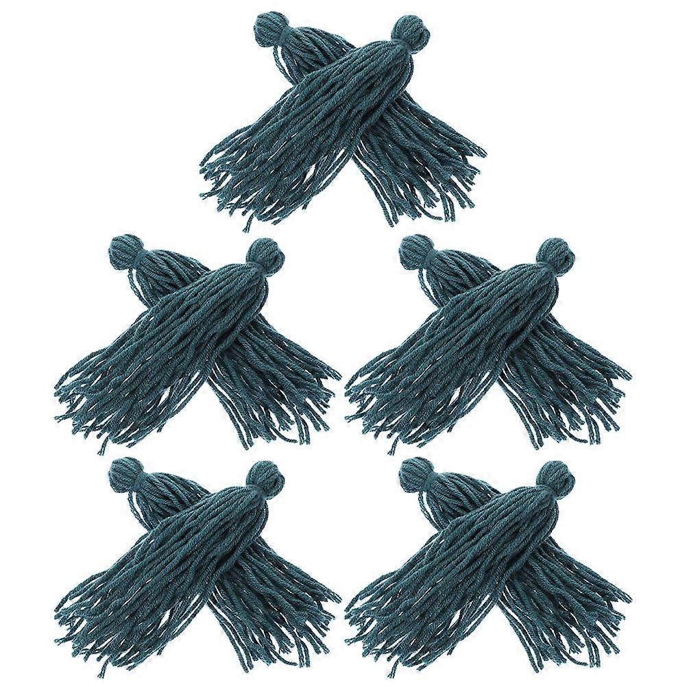 Fish Spawning Mop Aquarium for Breeding 40Pcs Floating Woolen Yarn Mop Dark Blue