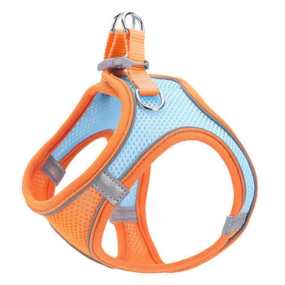 Puppy Vest Leash Pet Vest Leash for Small Pets with Orange Color