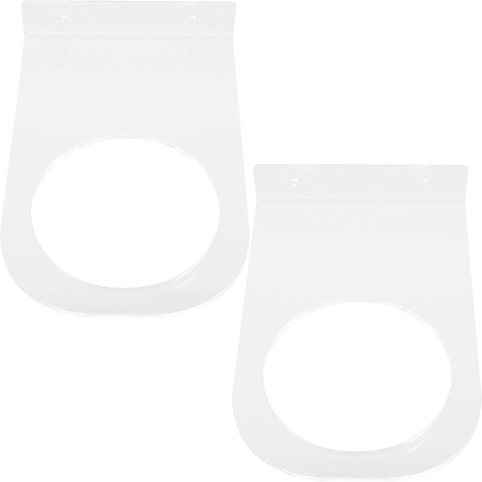 Wall Mount Basketball Holder for Display 6Sets Acrylic Ball Stand