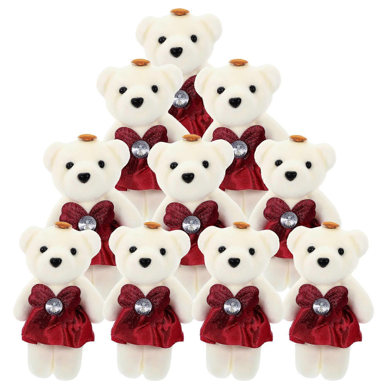 Plush Stuffed Bear Doll for Home Decoration 50Pcs Bears