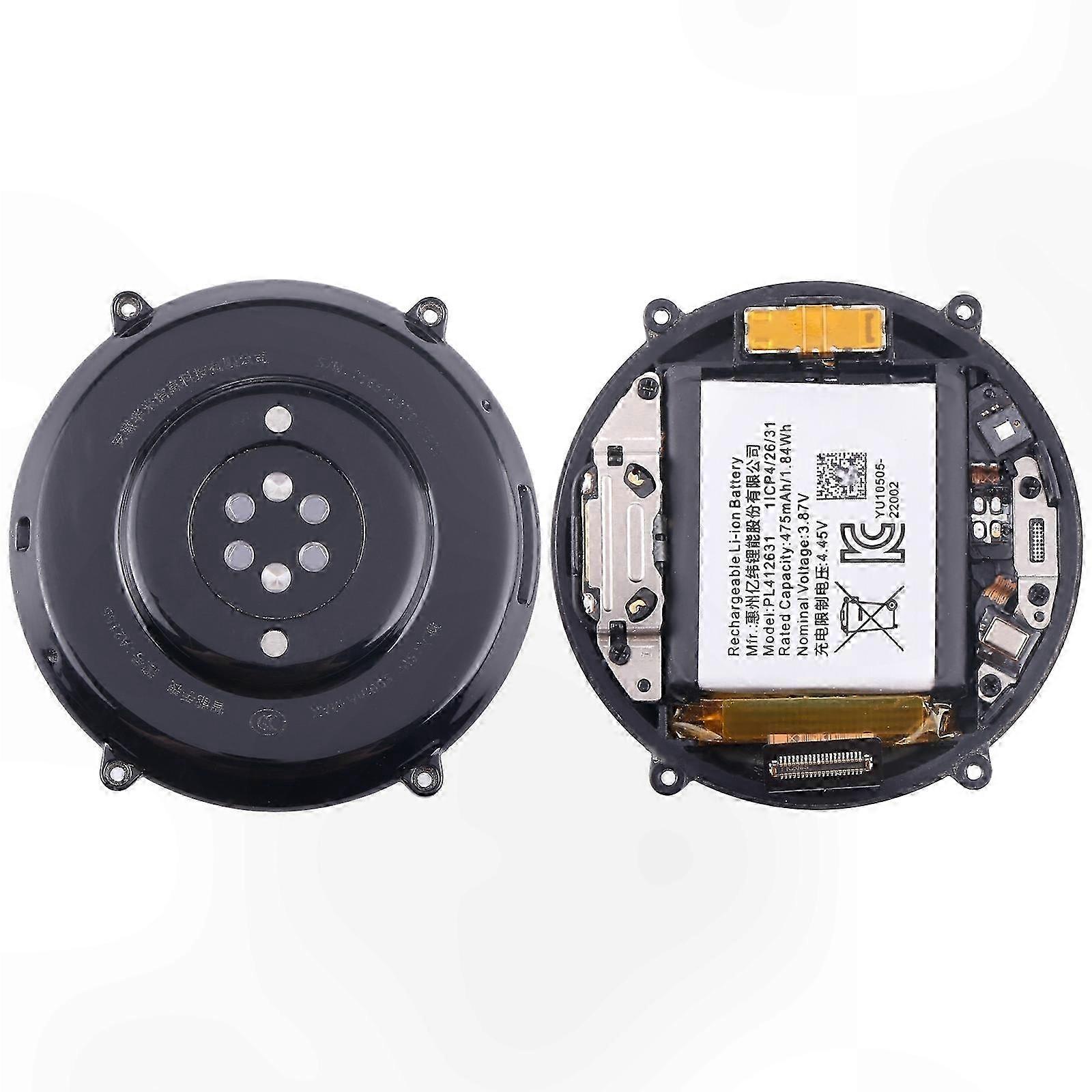 Smartwatch Back Cover Assembly with Battery - Replacement Component for GTR 4