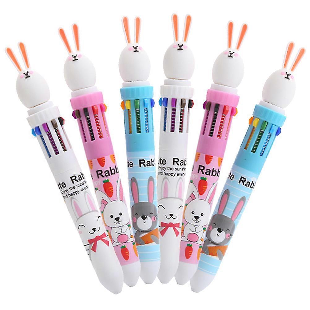 Ballpoint Pens For Children School Use 24Pcs Unique Design Assorted Color Writing Tools