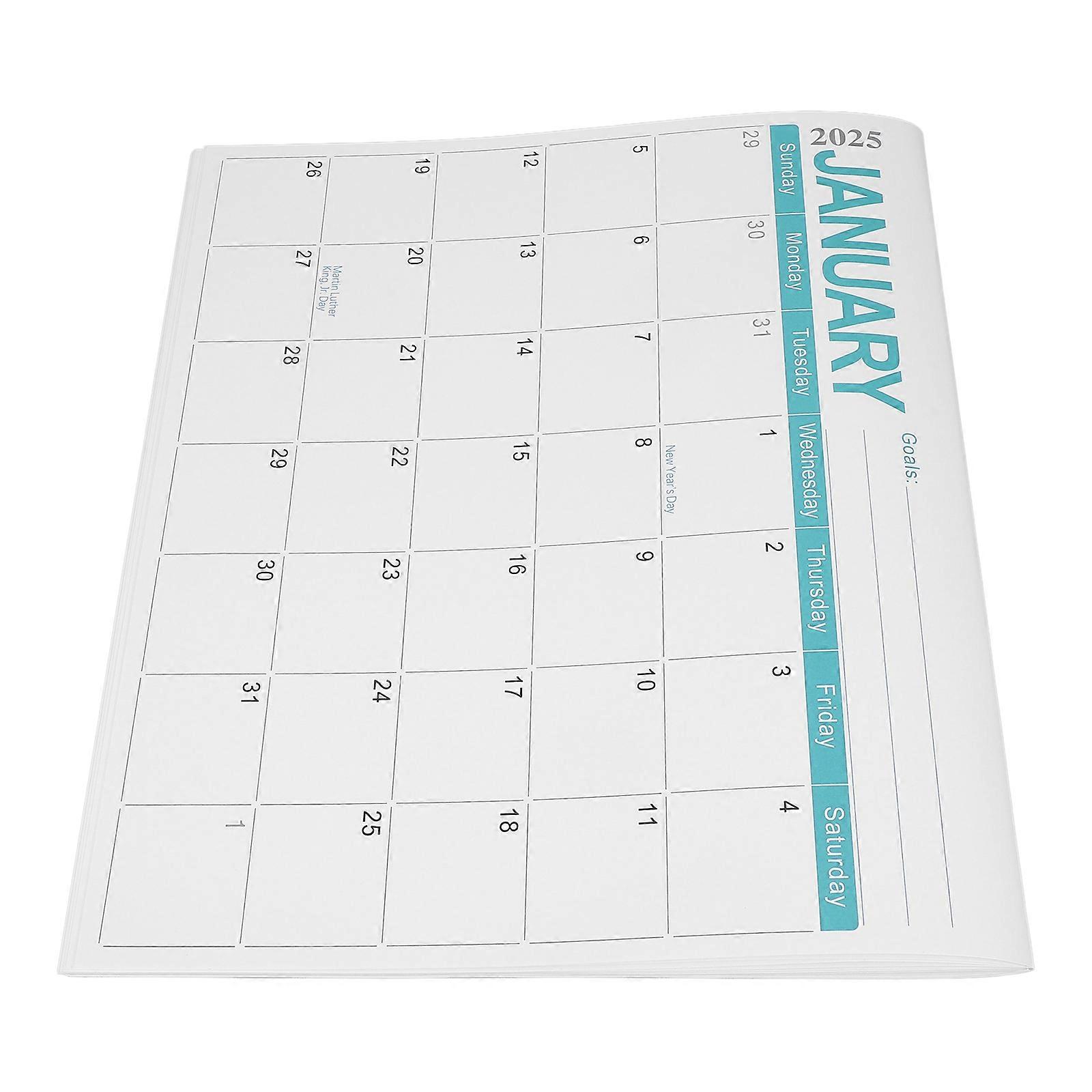 Fridge Paper Calendar set of 3 for Planning and Decoration