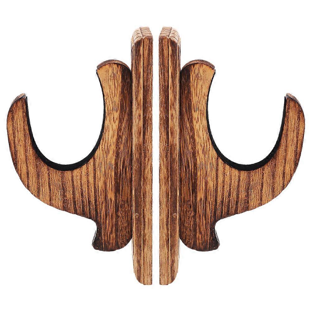 Wooden Sword Display Stand Wall Mount Sword Holder 6Pcs Set