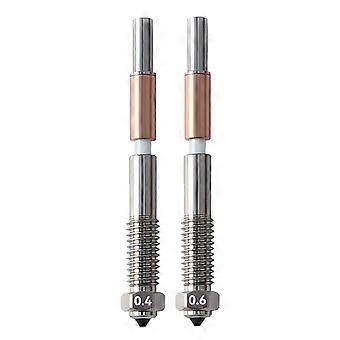 2 pezzi per ugello bimetallico QIDI Plus 4 in ceramica bimetallica