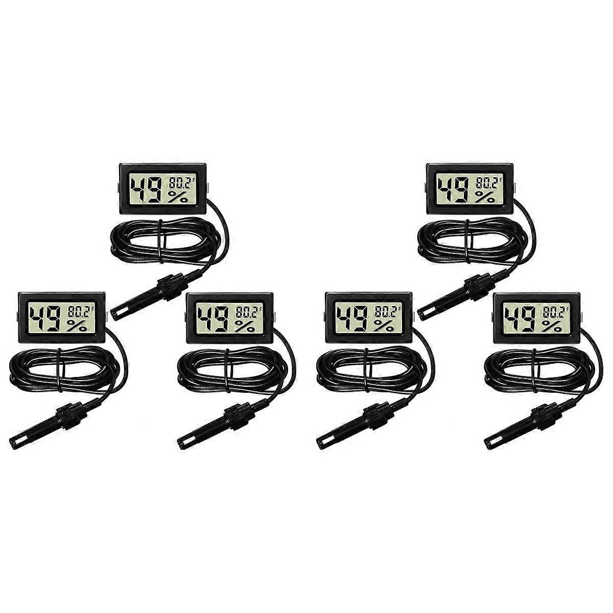 Digital Thermometer Hygrometer with Probe Indoor Temperature Humidity