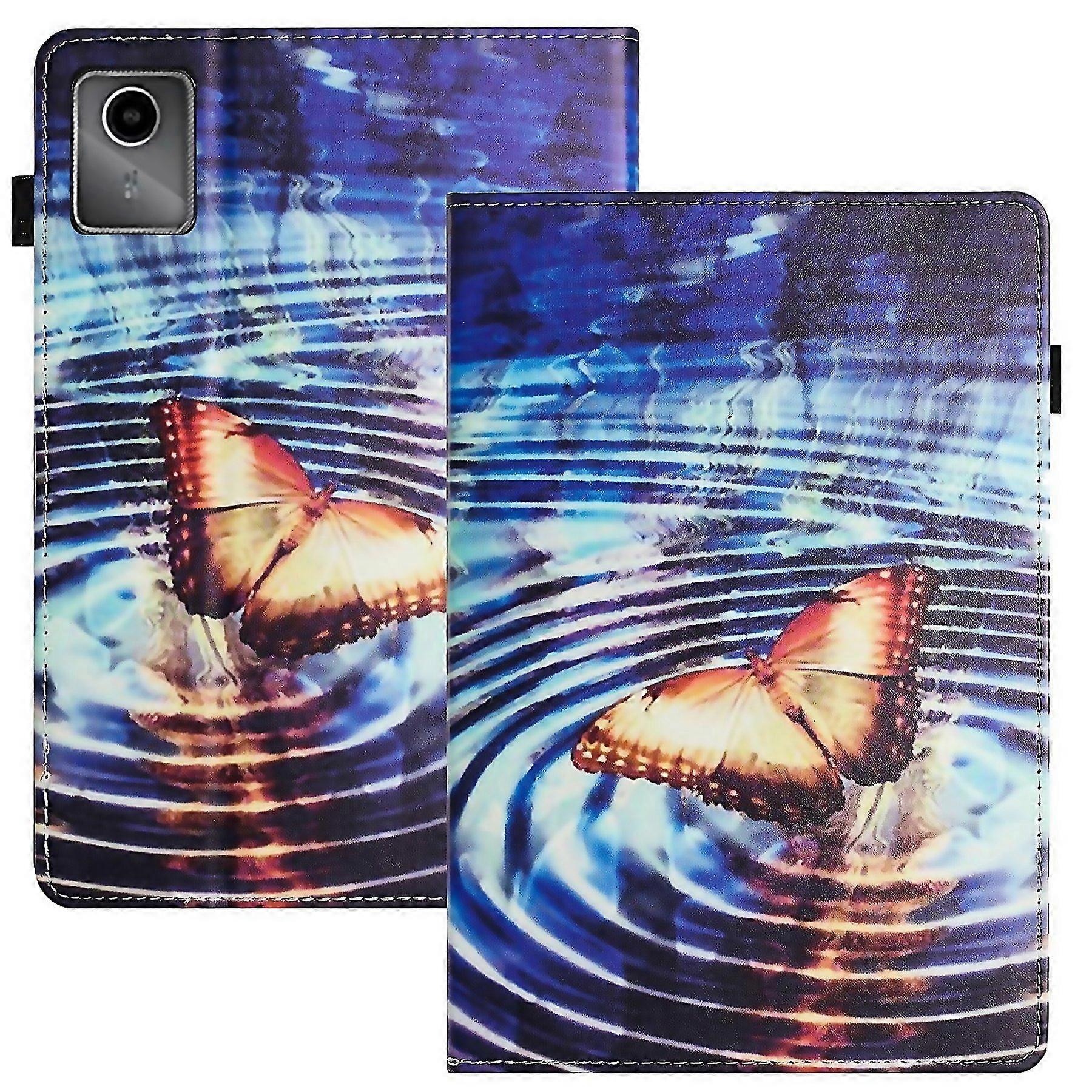 Pour la couture Tablette en cuir intelligent à texture litchi Fabriquée avec une attention aux détails