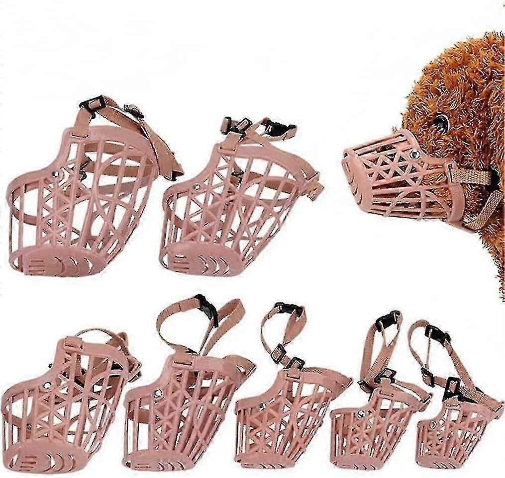 Adjustable Mesh Dog Muzzle Set for Small Medium Dogs Training