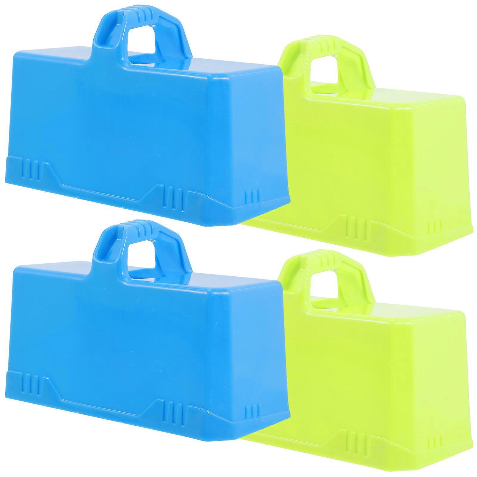 Snow Mold Toy Set for Kids 4Pcs Fun Outdoor Snow Blocks Makers Assorted Color for Winter Activities