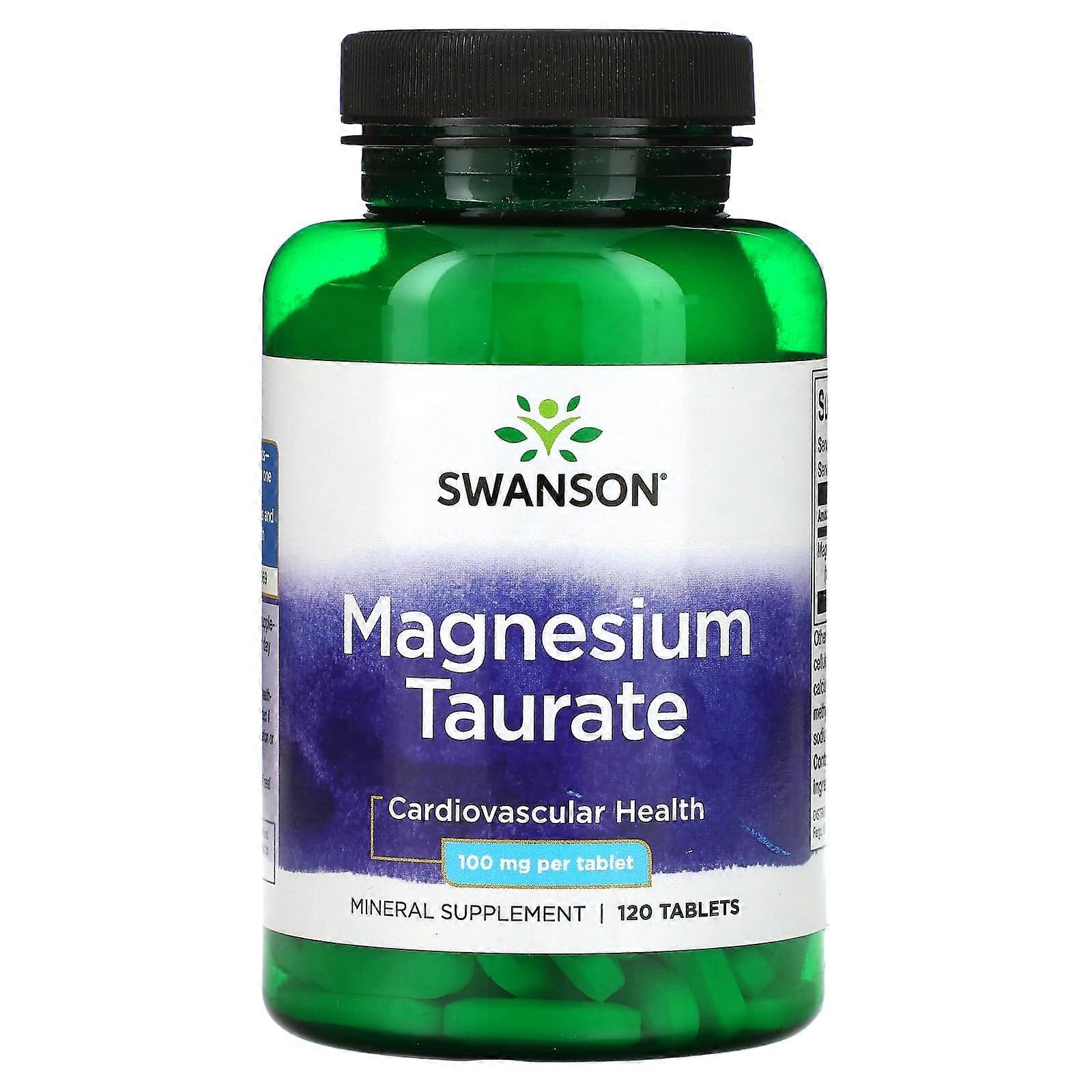 Magnesium Taurate, 100 mg, 120 tablets