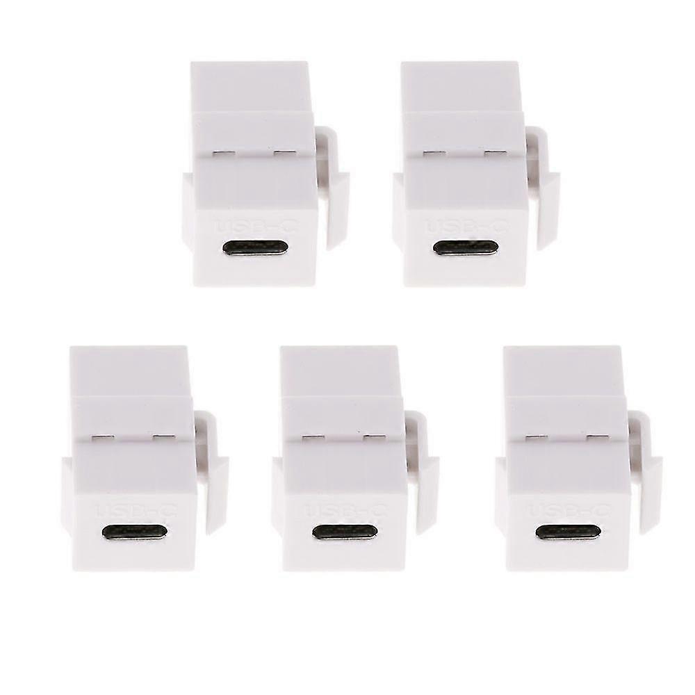 Usb Type C Keystone Connector For Wall Outlet With Panel 25-26