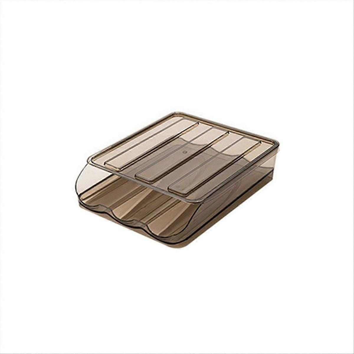 Egg Holder for Fridge,Automatic Rolling Egg Container, C